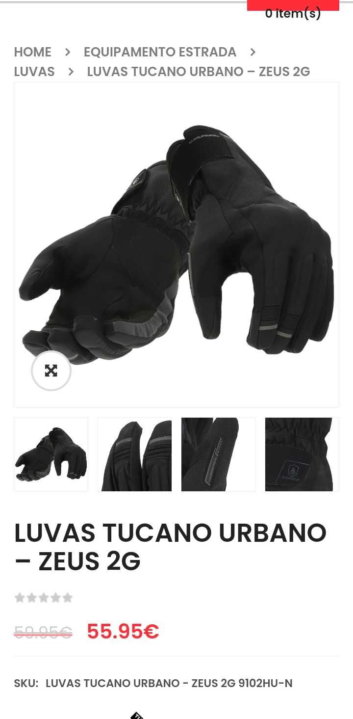 Luvas Tucano Urbano – Zeus 2G