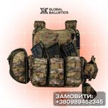 Плитоноска ARES gen.2 МУЛЬТИКАМ + 7 підсумків. Cordura. Мультикам.