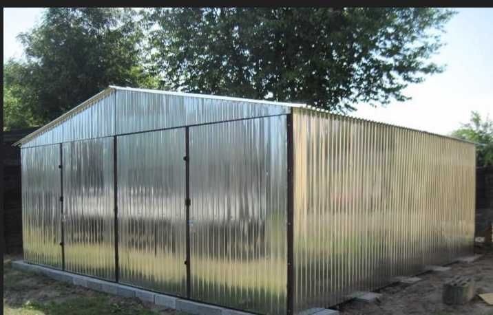 Garaż blaszak 6x5 Garaż blaszany na wymiar Magazyn 6x6 3x5 7x6 4x6 7x7