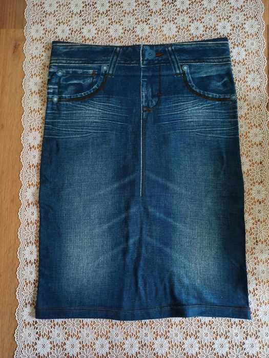 Spódnica imitacja jeansu r. 38/M