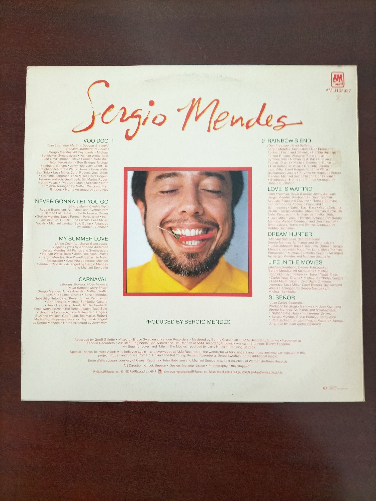 LP em vinil de Sérgio Mendes