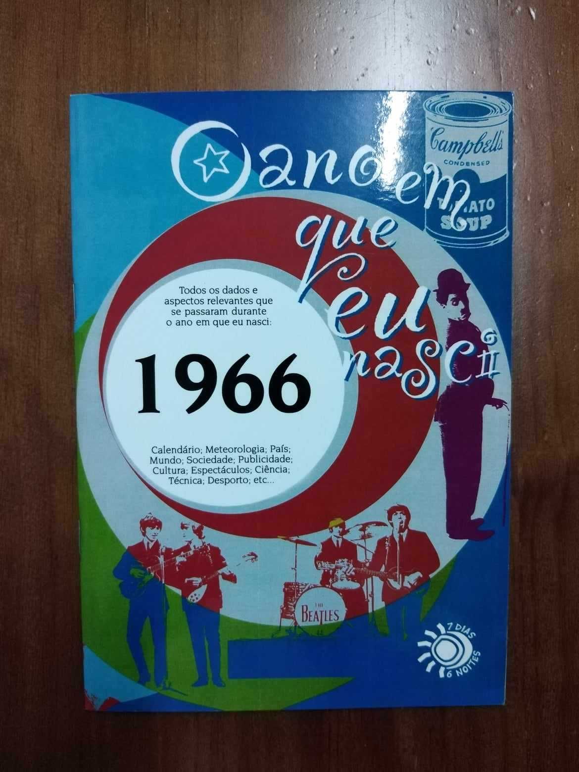 Livro - O ano em que eu nasci 1966