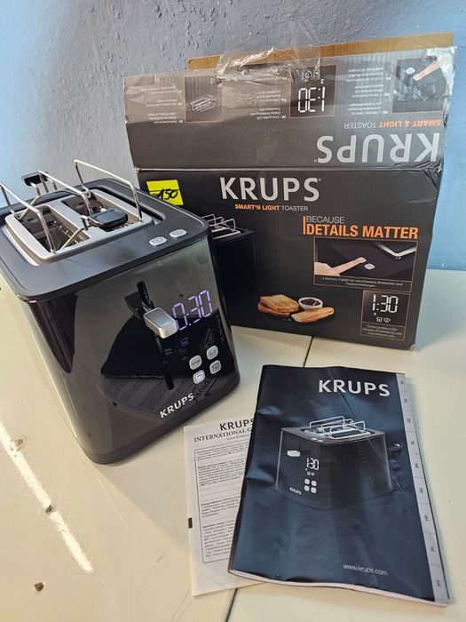 Nowy toster wyświetlacz Led krups