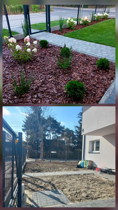 Zakładanie trawników.,Nawodnienie.Układanie kostki,wycinka, odwierty