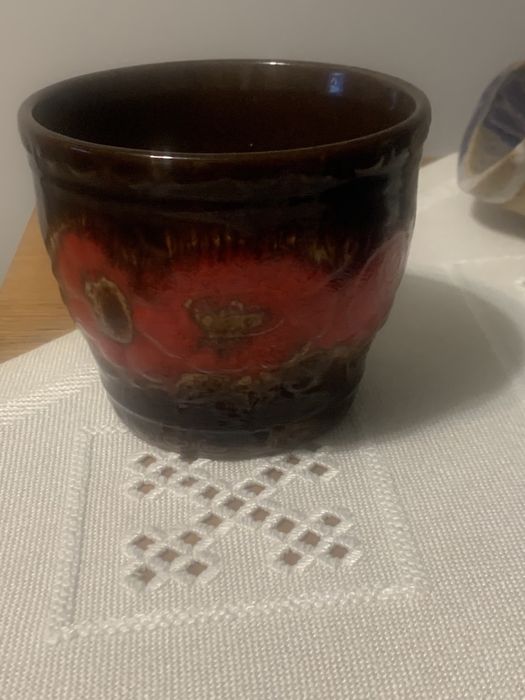 Osłonka doniczka vintage  marki KerAmik