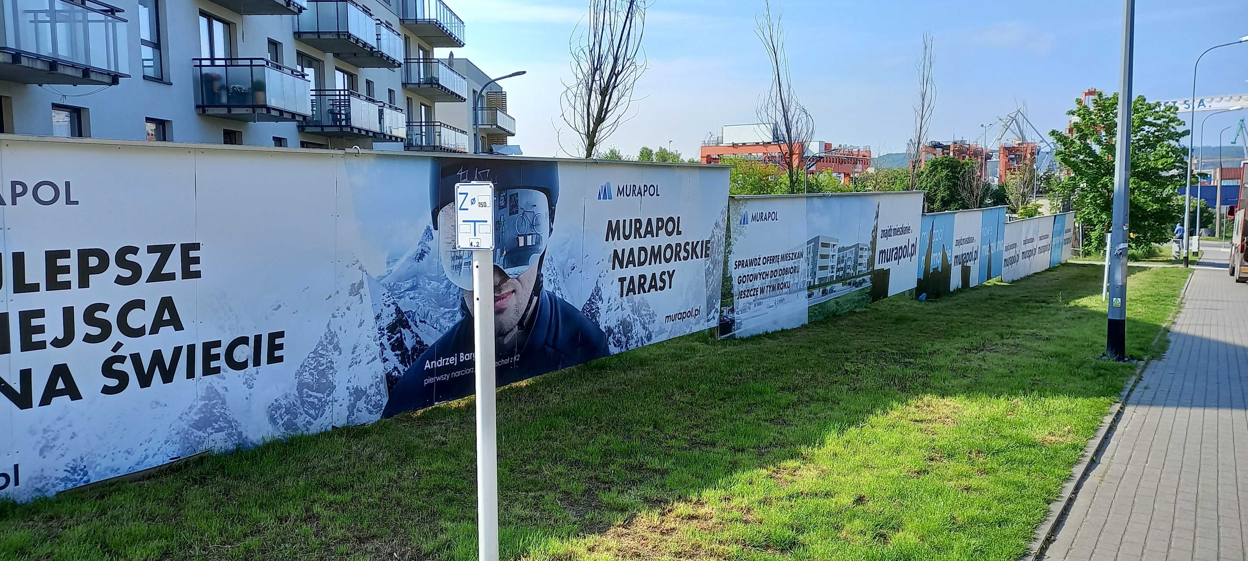 Reklama wolnostojąca  pylon konstrukcja - stojak bilboard szyld
