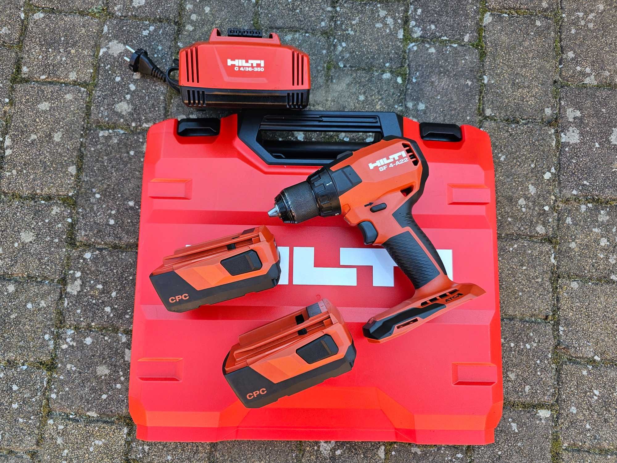 HILTI SF 4-A22 wiertarko-wkrętarka 2x4Ah 2022r! jak nowa, faktura GWR