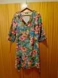 Vestido com padrão floral - Lanidor