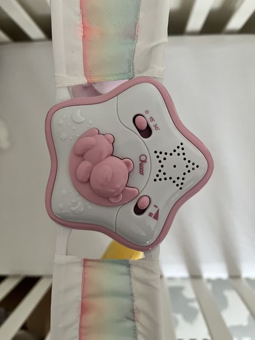 Panel na łóżeczko Chicco Rainbow Sky różowy