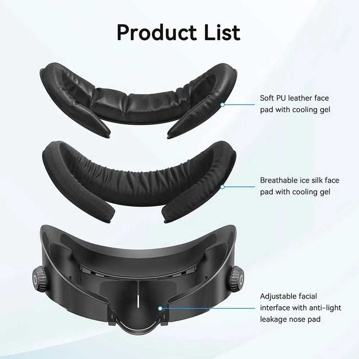 Лицьова накладка для окулярів віртуальної реальності AMVR (для Quest3)