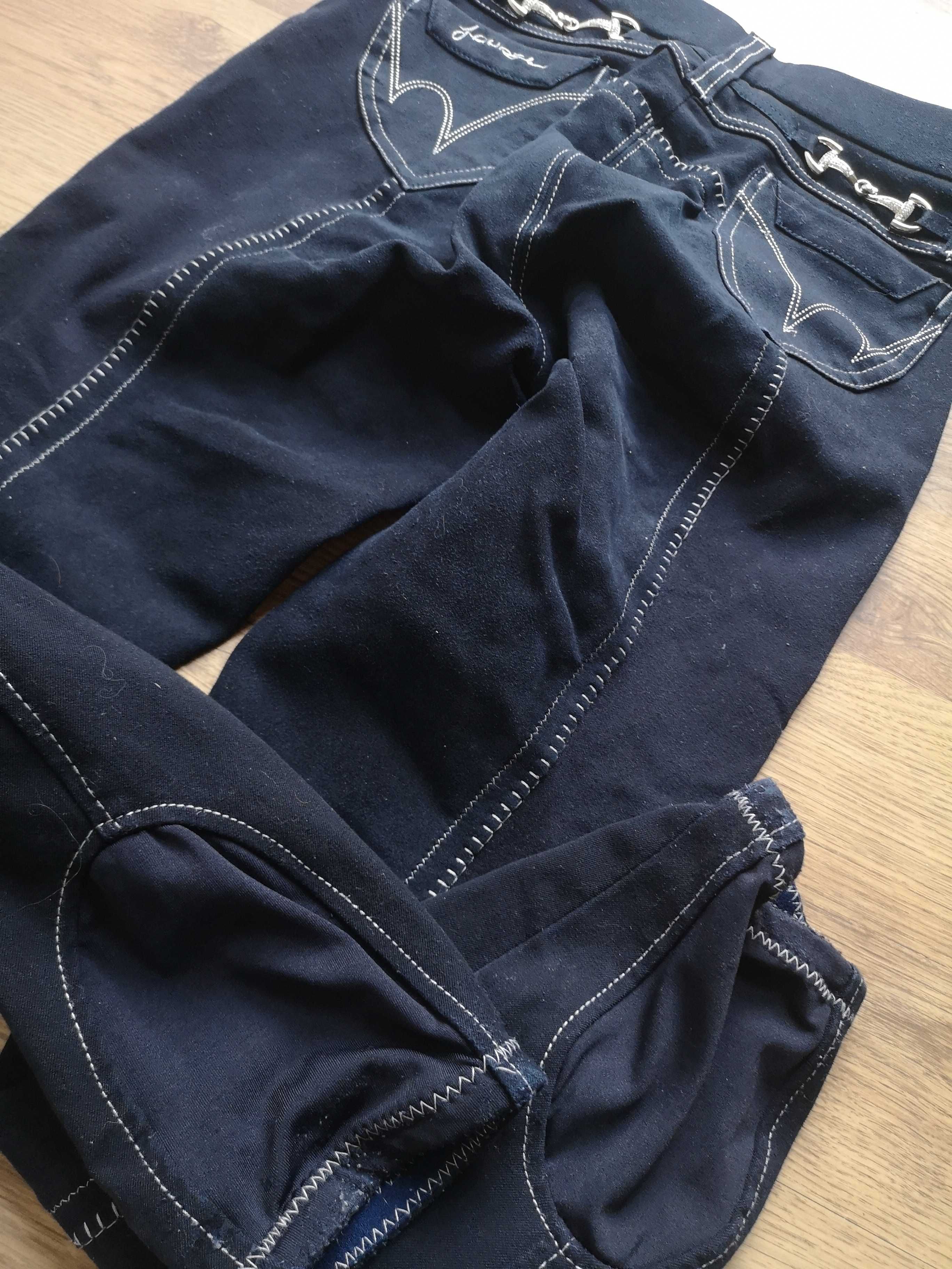 John Whitaker bryczesy damskie r. 34/36 c.granat/czarne PIĘKNE BDB