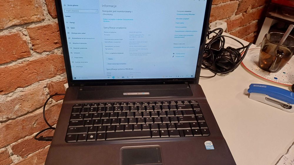 HP 550 Hewlett Packard laptop sprawny