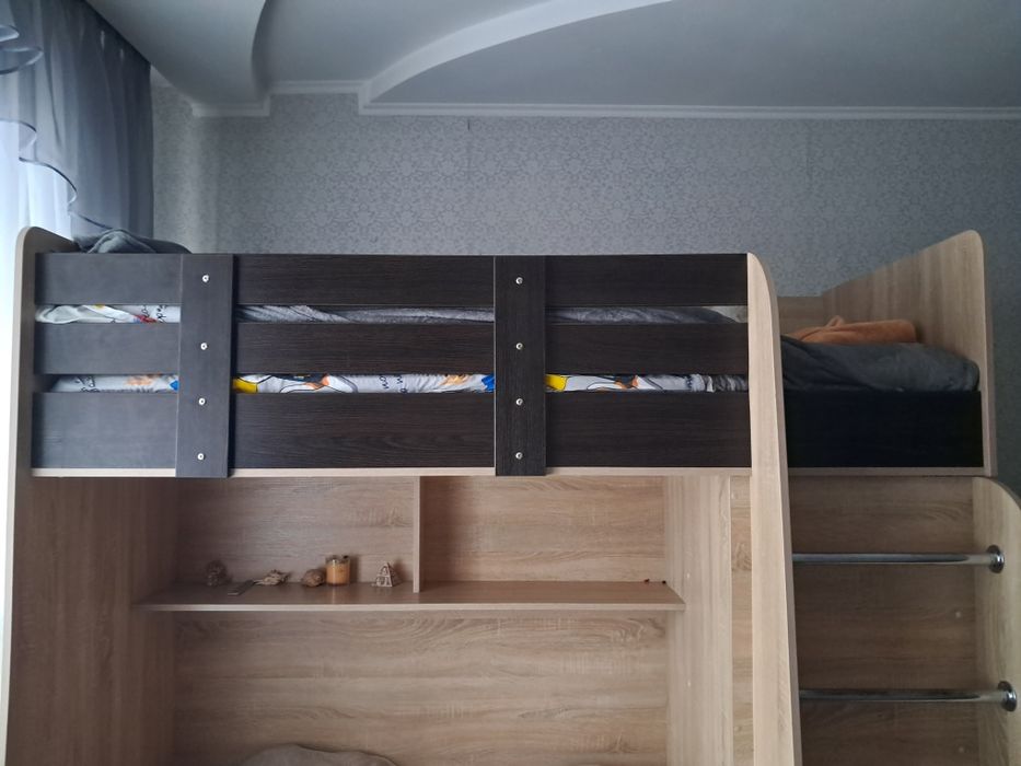 Ліжко двоповерхове двохярусне дитяче