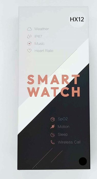 Smartwatch Fitness Pomiare Tętna Krokomierz Funkcja Rozmów