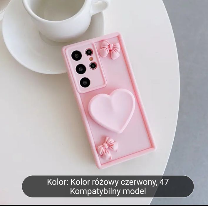 Etui jasny róż pasuje na Samsung Galaxy s23 ultra nowe