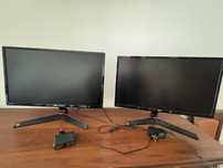 Sprzedam dwa monitory LG 24” 75Hz