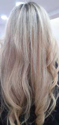 Extensões cabelo humano loiro