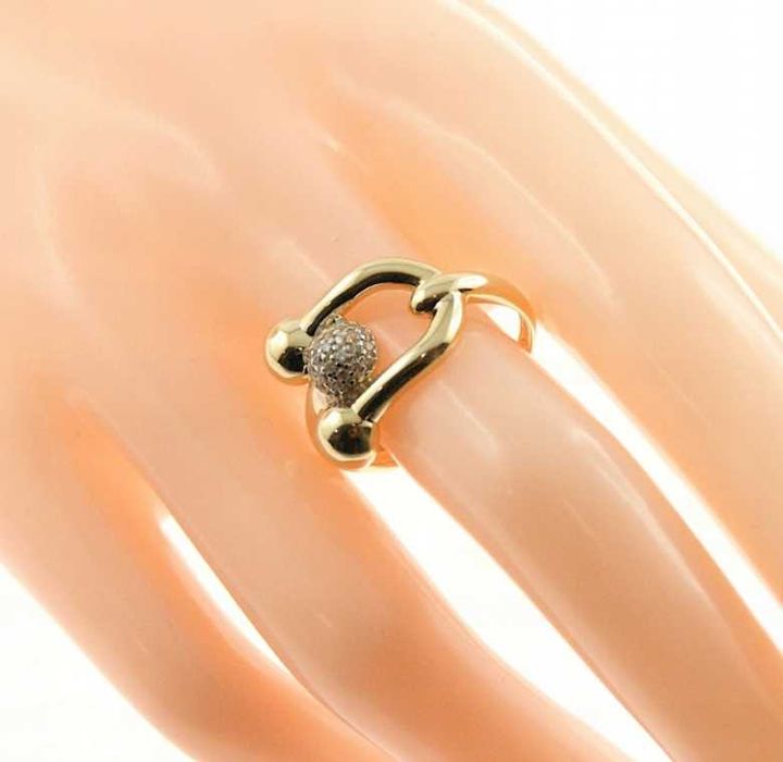 ZŁOTY Pierścionek Kulka ZŁOTO p.585 r.23 CUDO