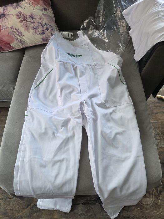 Spodnie robocze xl ogrodniczki koszulka