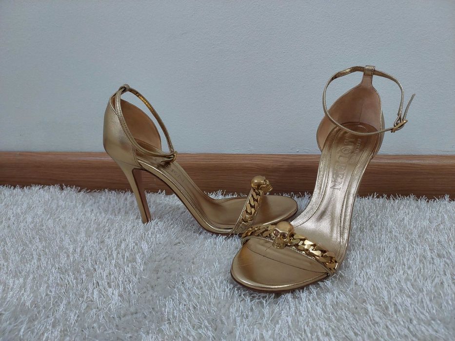 Szpilki sandałki r36 Alexander McQueen