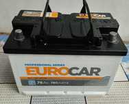 Аккумулятор 78 А/ч евро 780 А Eurocar