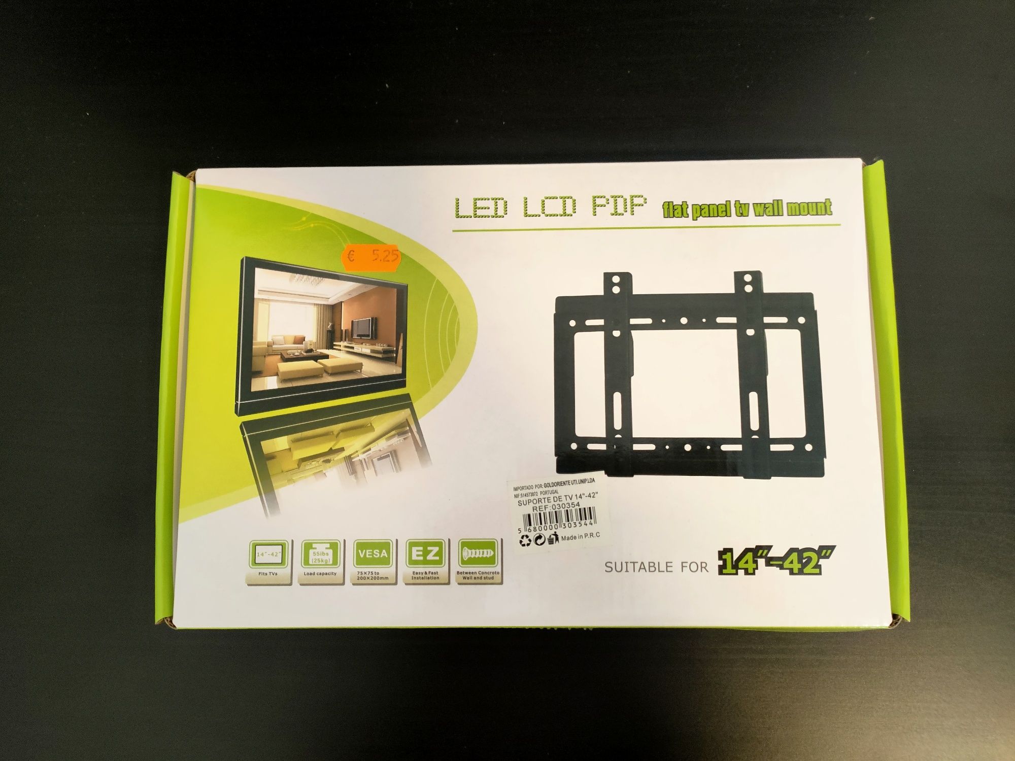 Suporte adaptável em várias superfícies para TV/Monitor