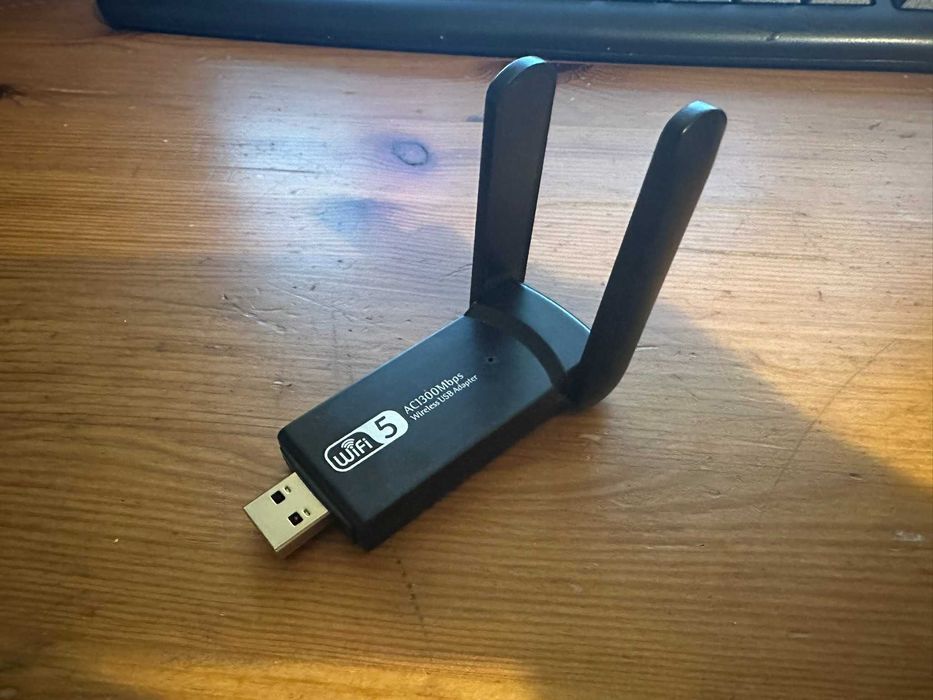 WiFi Adapter USB dwuzakresowy 2.4GHz/5GHz