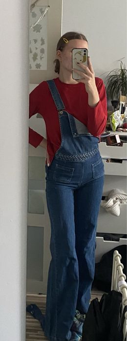 Ogrodniczki jeansy