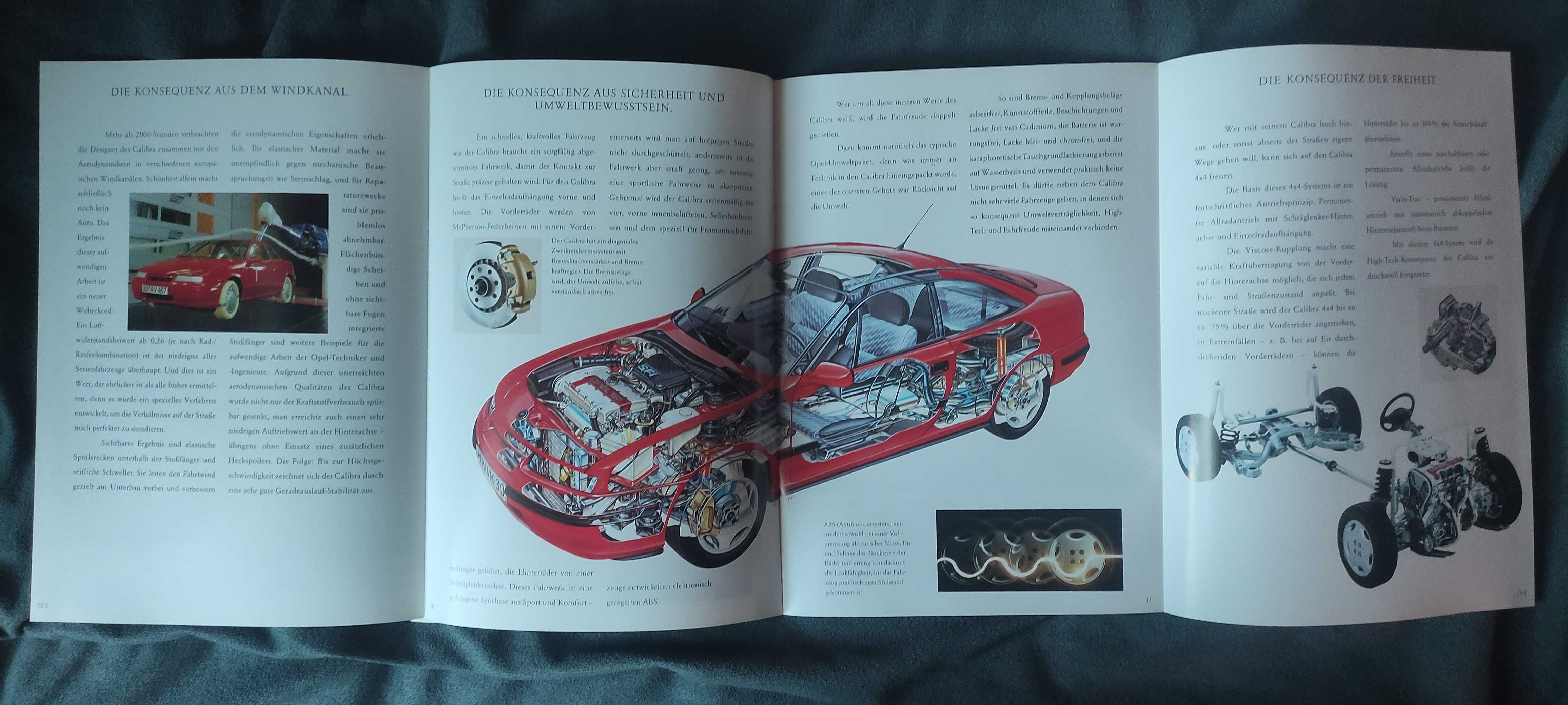 Prospekt Opel Calibra