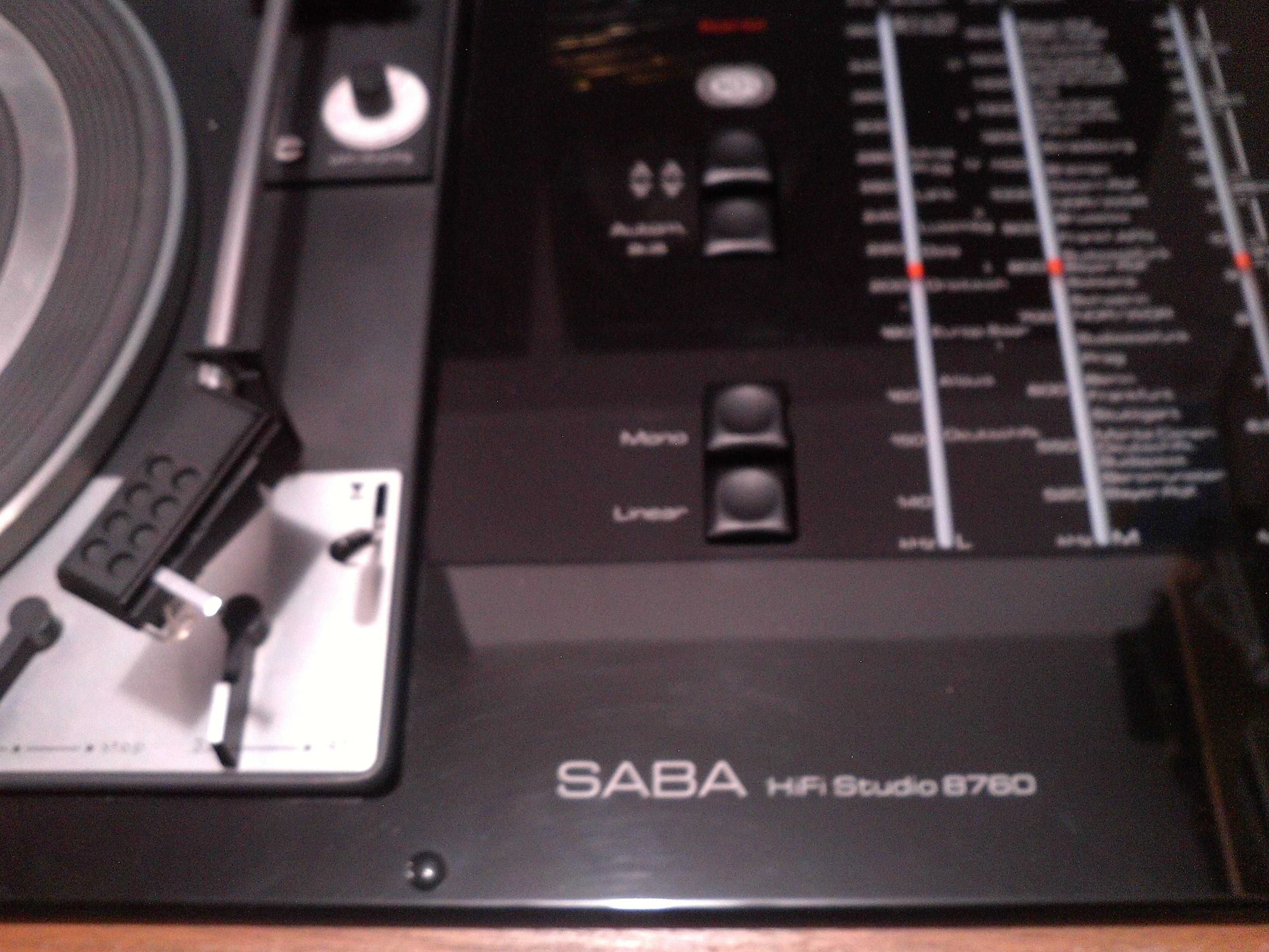 SABA HiFi Studio 8760 gramofon/wzmacniacz/radio kolumny Unitra ZG 20C