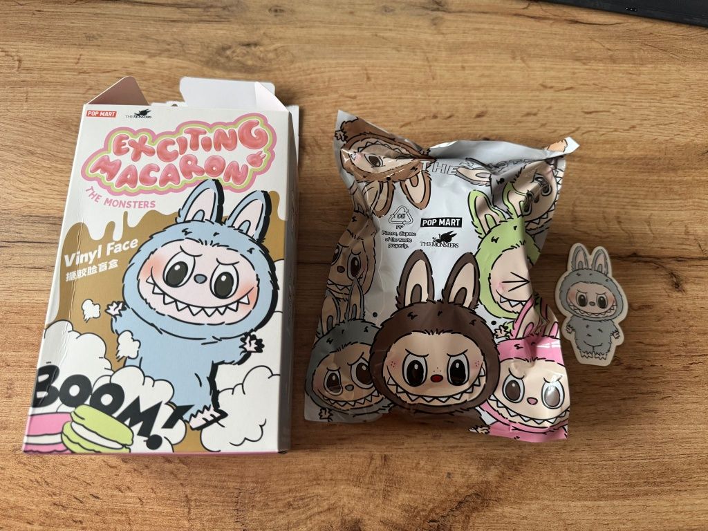 Labubu Macaron 100 procent oryginał PopMart Sea Salt Coconut