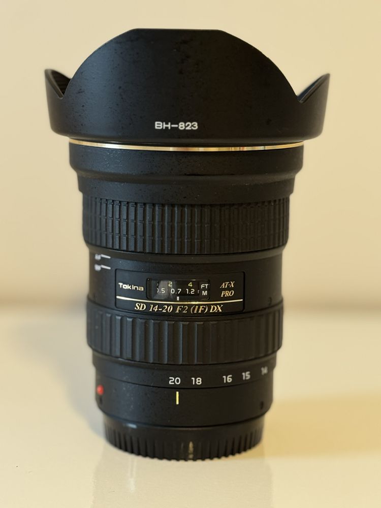 TOKINA 14-20 f2.0 Canon EF