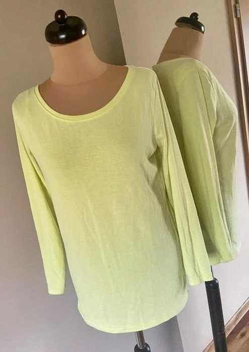 sweterek zolty bik bok limonka s m modny neon pastele zip