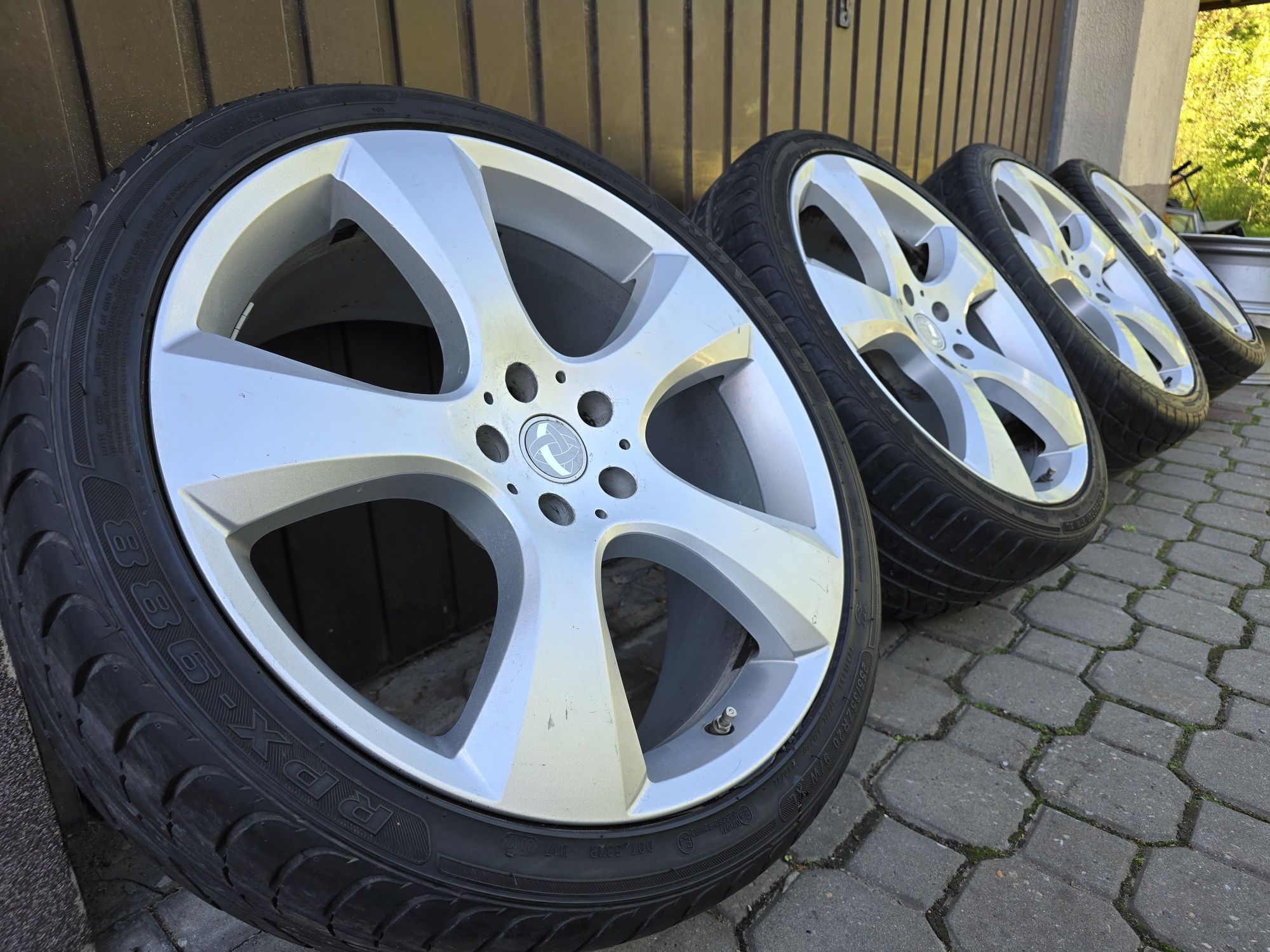 Felgi z oponami 255/35R20 Irmscher 5x112 Mercedes C klasa E CLS SL S