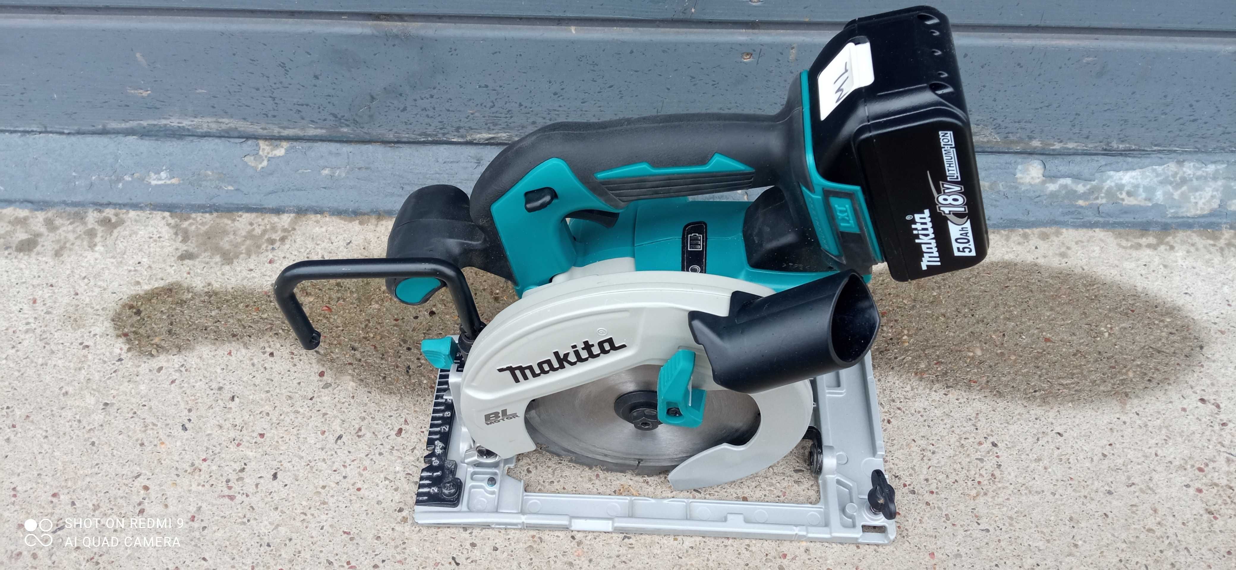 MAKITA 165mm 5Ah DHS680 Piła Pilarka tarczowa