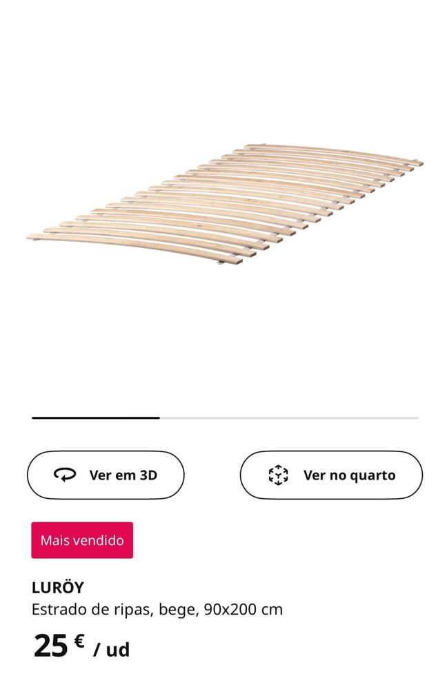 Camas casal e solteiro IKEA
