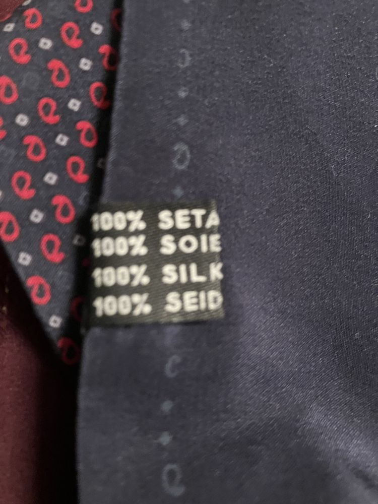 Lenço Carven de seda masculino