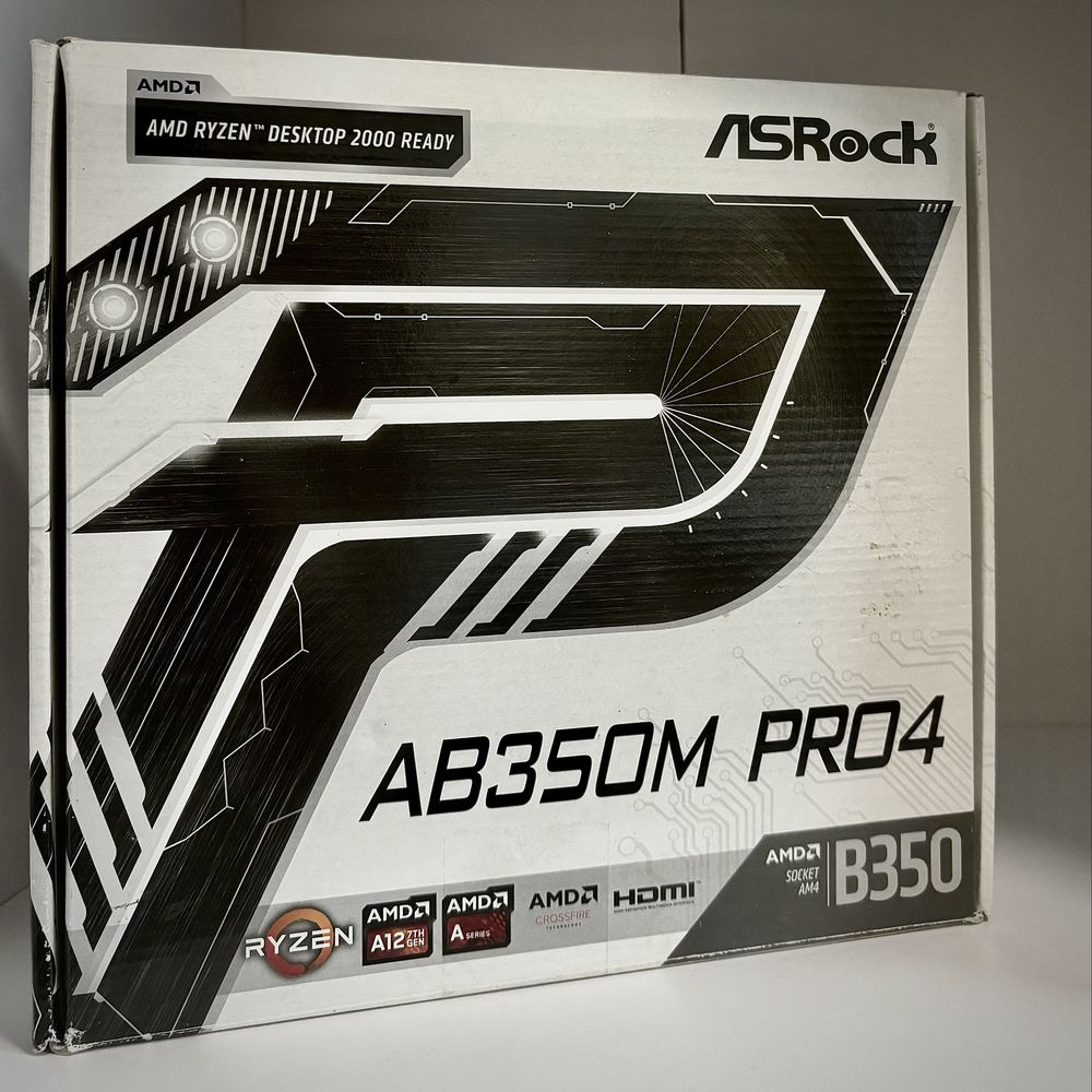 ASRock AB350M PRO4 + Ryzen 3 1200