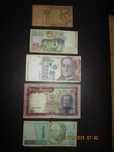Moedas e notas antigas