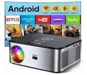 Projektor HORLAT WiFi Bluetooth Full HD natywny projektor USZKODZONY