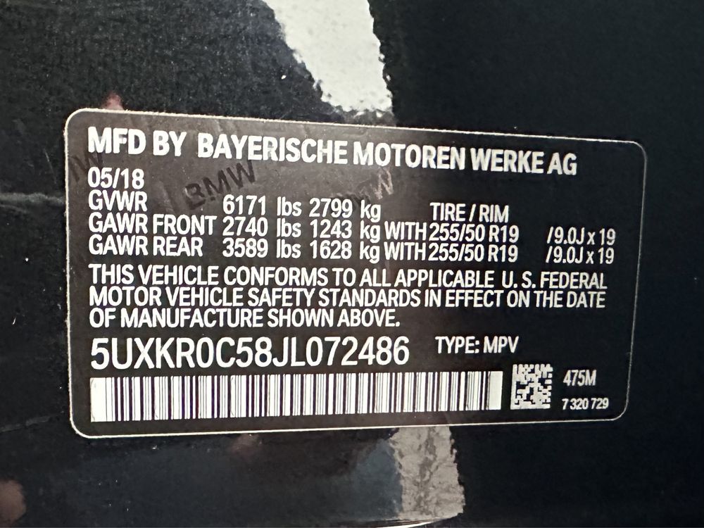 Продам BMW X5 2018 3.0 USA ИДЕАЛ