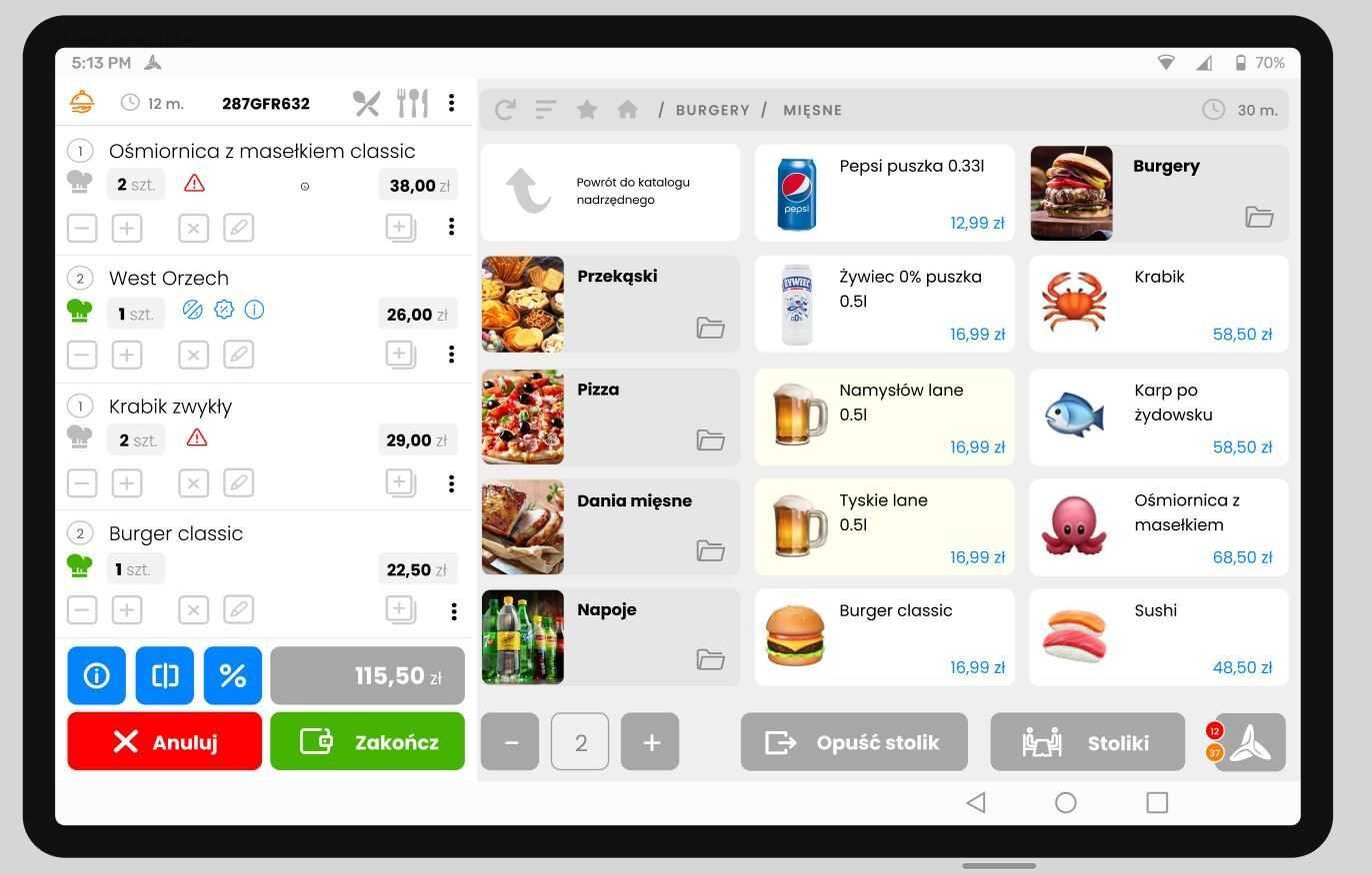 Oprogramowanie ABS POS + ZETA Online + Tablet 10''