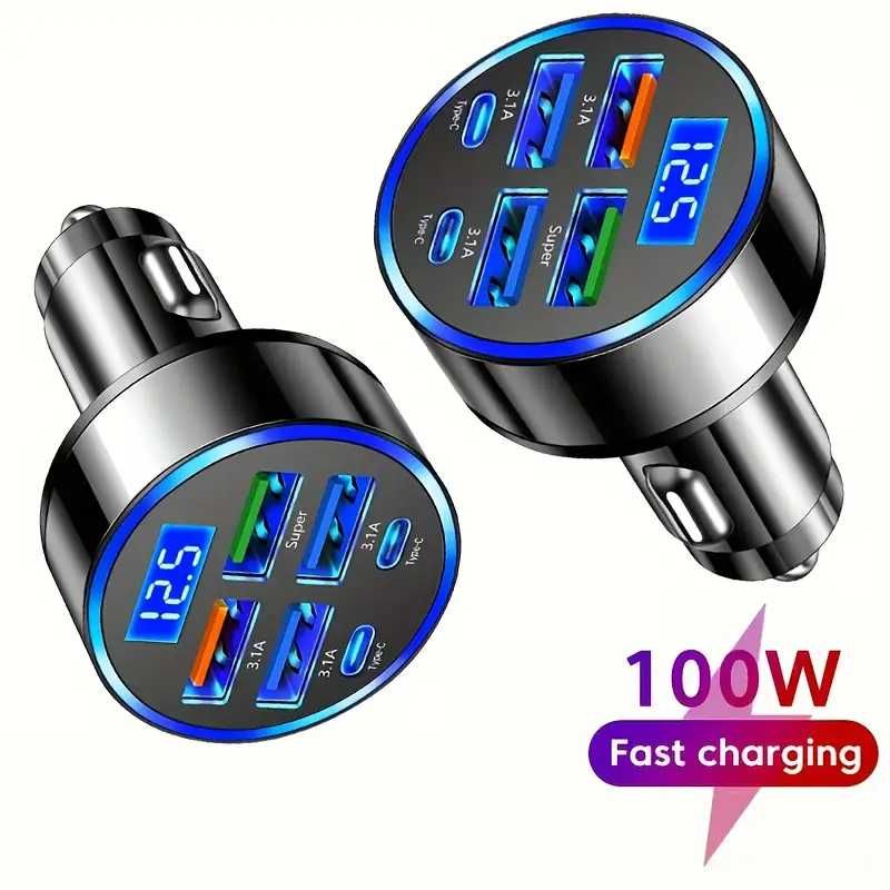 Ładowarka samochodowa USB 3.1 typ C,
