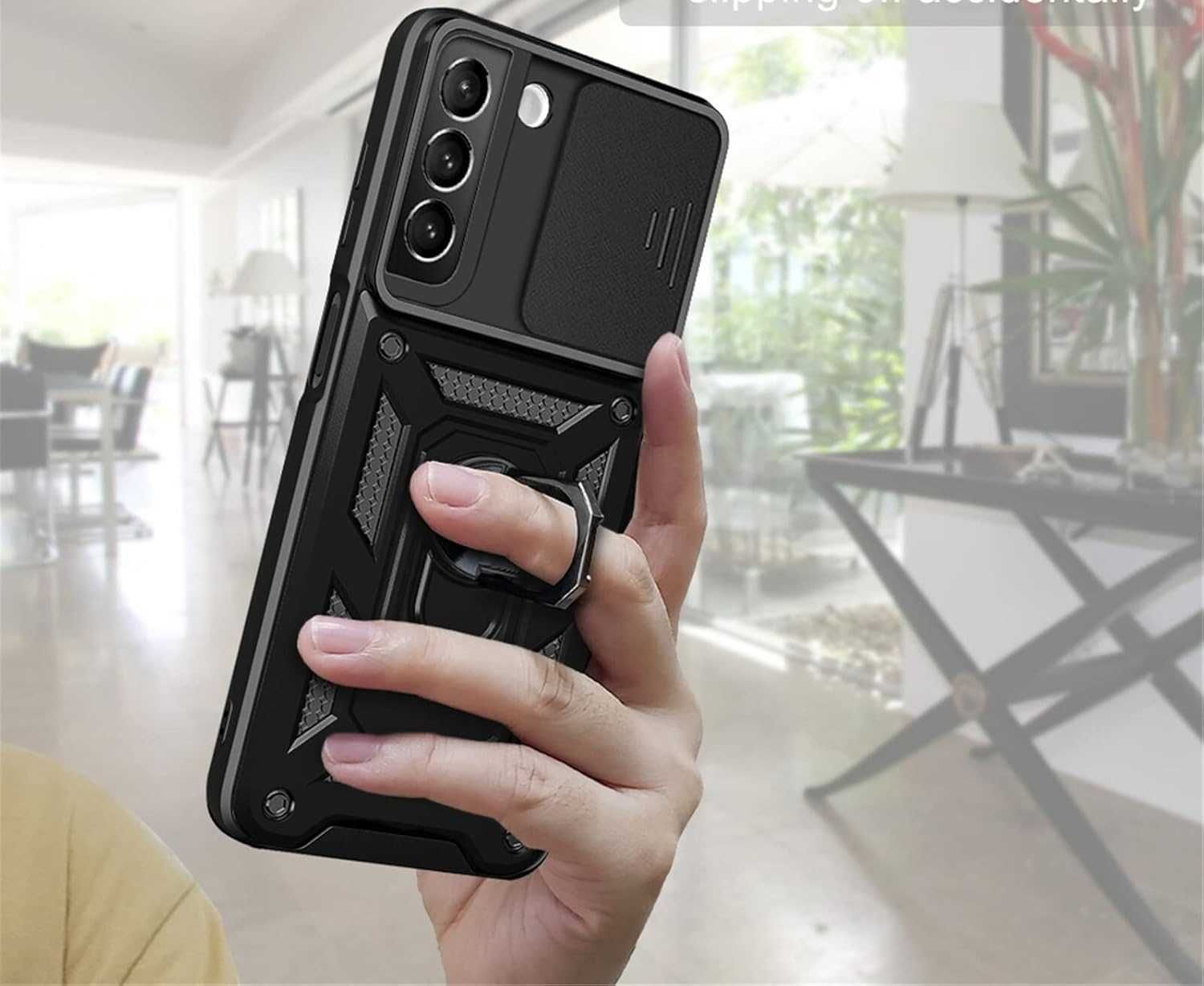 Etui Pancerne do Samsung Galaxy S22 + Szkło hartowane na ekran