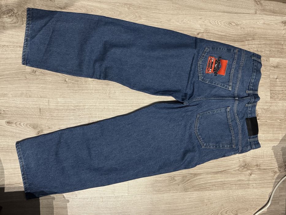 Baggy jeansy Kamuflage