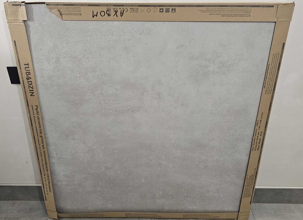 Płytka Tubądzin Epoxy Grey 2 Mat 119,8 x 119,8 cm