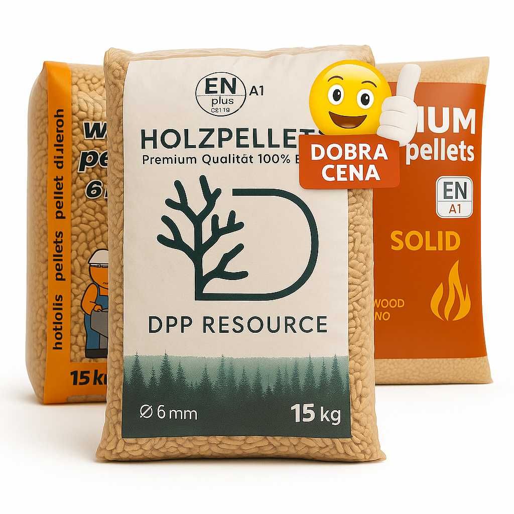 PELLET sosnowy pelet 15kg certyfikowany A1 dostawa 150 km GRATIS