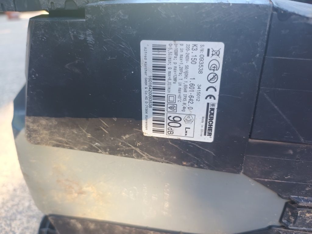 Karcher k3 150 myjka ciśnieniowaa uszkodzona cieknie