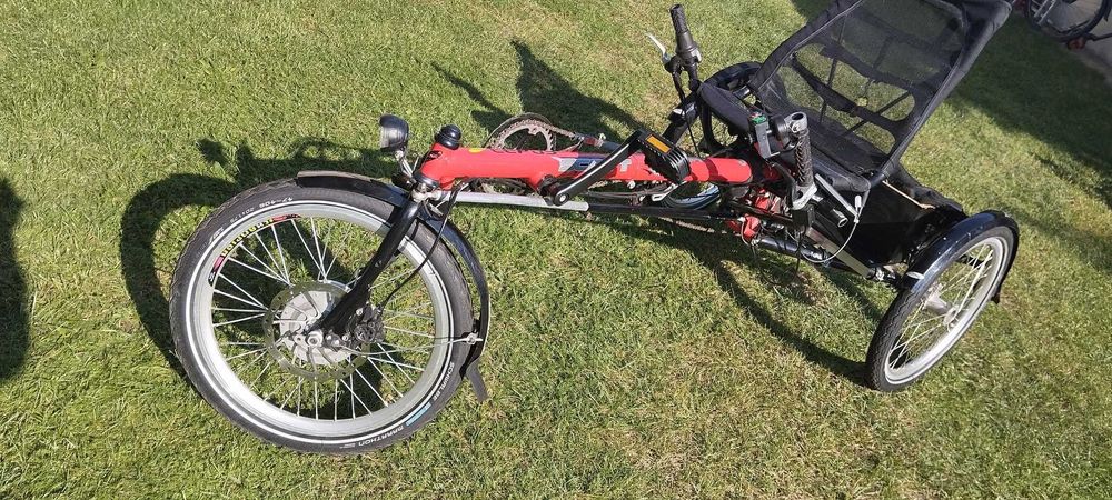 Rower trzykołowy  Hase ( elektryczny )  trajka