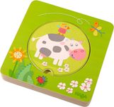 Puzzle dla najmłodszych z motywem Farmy